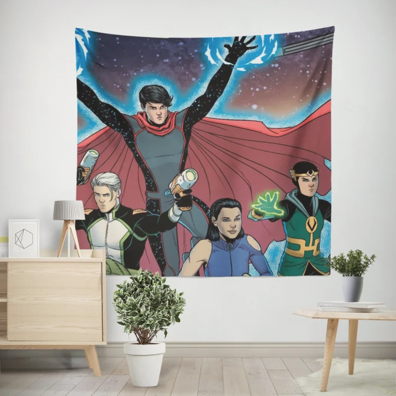 Wiccan: Teen Avengers Magic User  Wall Tapestry