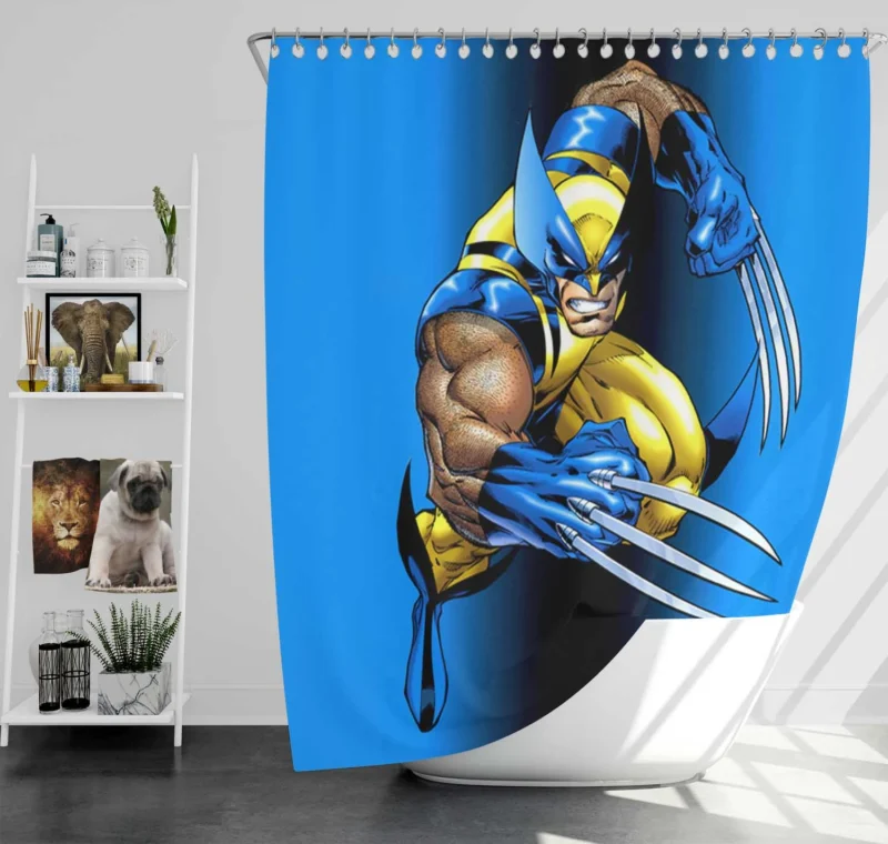 Wolverine Comics: Marvel Mutant Vigilante Shower Curtain