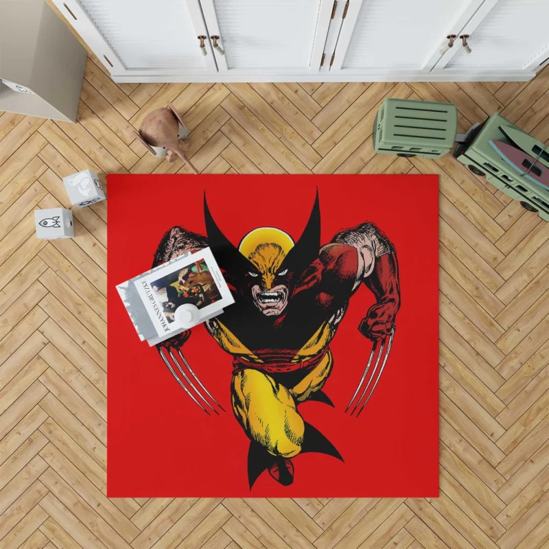 Wolverine Comics: Marvel Relentless Hero Floor Rug
