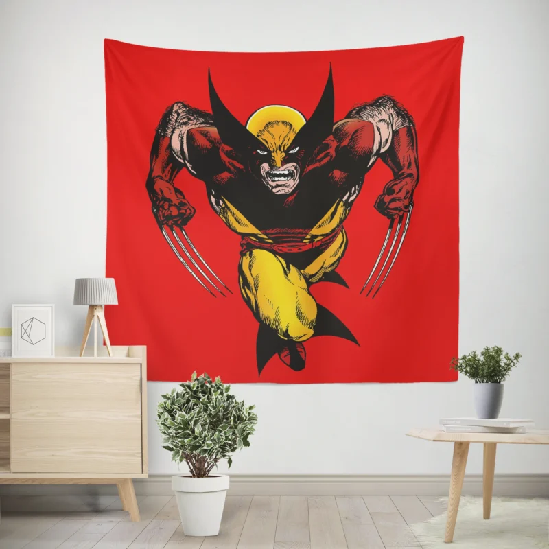Wolverine Comics: Marvel Relentless Hero  Wall Tapestry