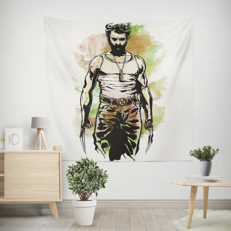 Wolverine Comics: Marvel Tenacious Hero  Wall Tapestry