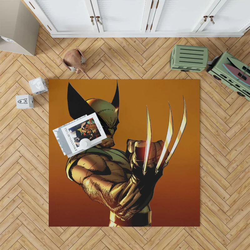 Wolverine Comics: Marvel Unstoppable Force Floor Rug