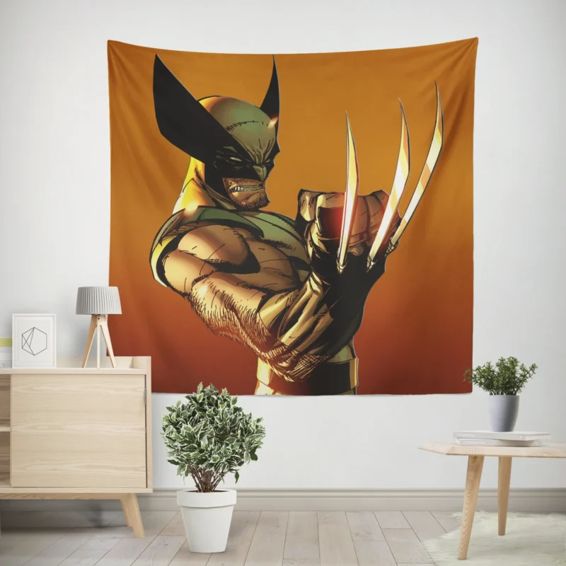 Wolverine Comics: Marvel Unstoppable Force  Wall Tapestry