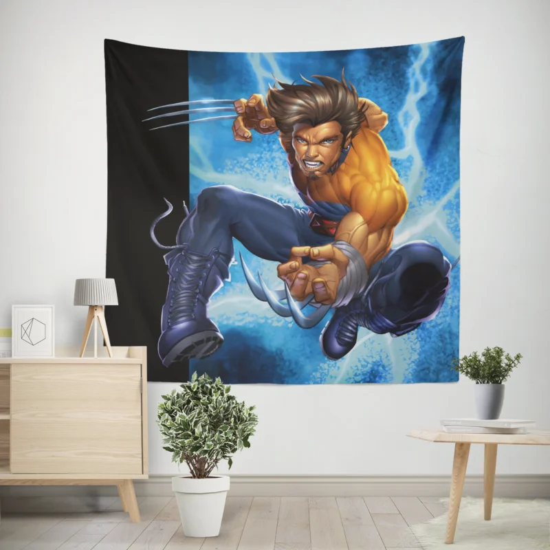 Wolverine Comics: Unmasking Logan  Wall Tapestry