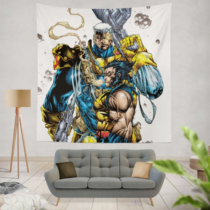 Wolverine/Cable: Guts And Glory  Wall Tapestry
