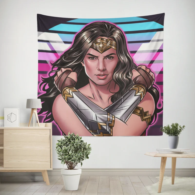 Wonder Woman 1984: Gal Gadot Iconic Return  Wall Tapestry