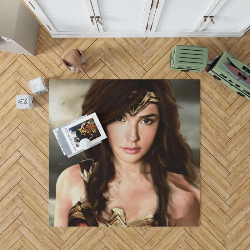 Wonder Woman Cosplay: Embrace Amazonian Grace Floor Rug