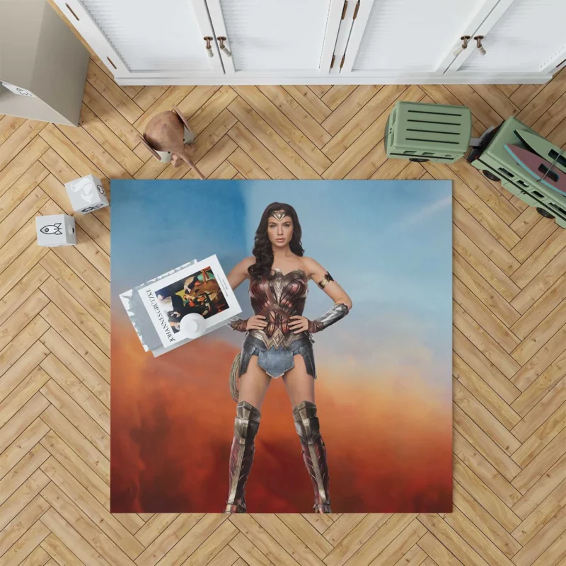 Wonder Woman: Gal Gadot Superhero Journey Floor Rug