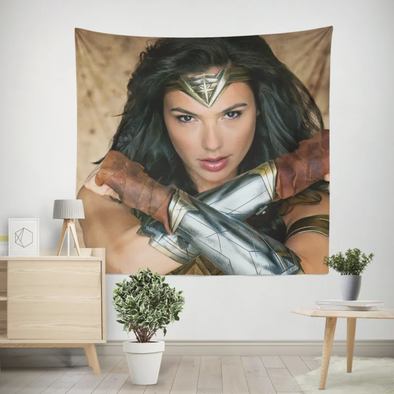 Wonder Woman Movie: Gal Gadot Amazon Warrior  Wall Tapestry