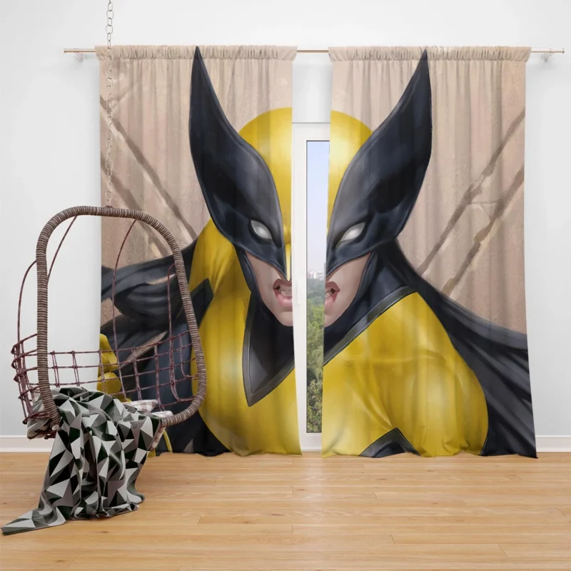 X-23: Laura Kinney X-Men Adventure Window Curtain