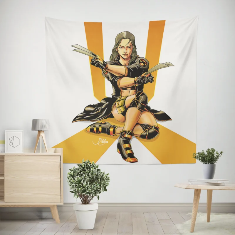 X-23: Marvel Fearless Warrior  Wall Tapestry