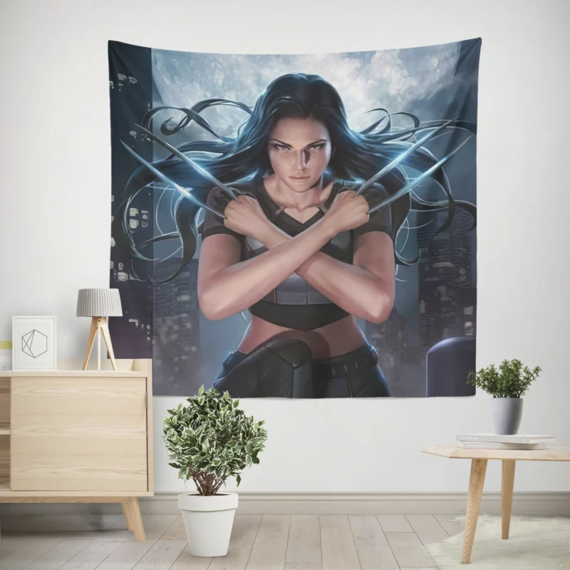 X-23: The X-Men Formidable Woman Warrior  Wall Tapestry
