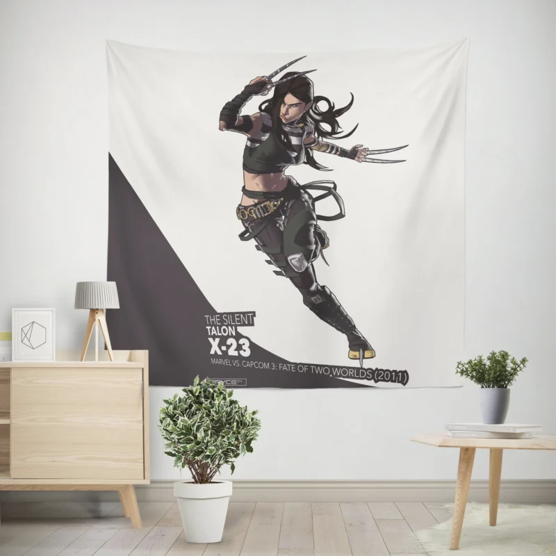 X-23: Unmasking the Marvel Heroine  Wall Tapestry