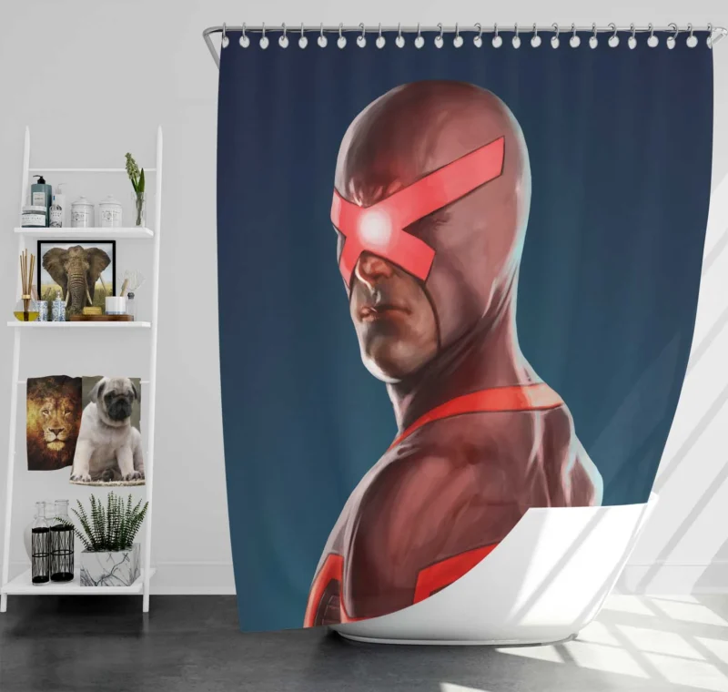 X-Men 97: Cyclops Returns to Animated Action Shower Curtain