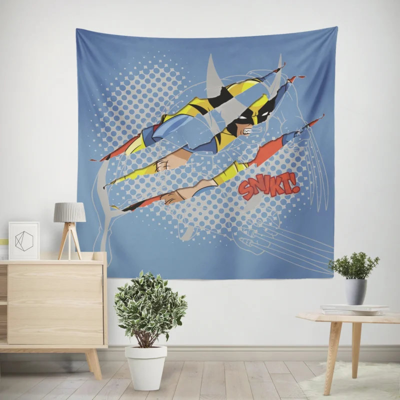 X-Men 97: Wolverine Returns to Animation  Wall Tapestry