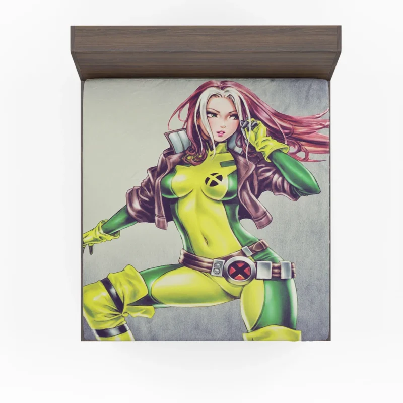 X-Men Comics: Rogue Stgle with Mutant Powers Fitted Sheet