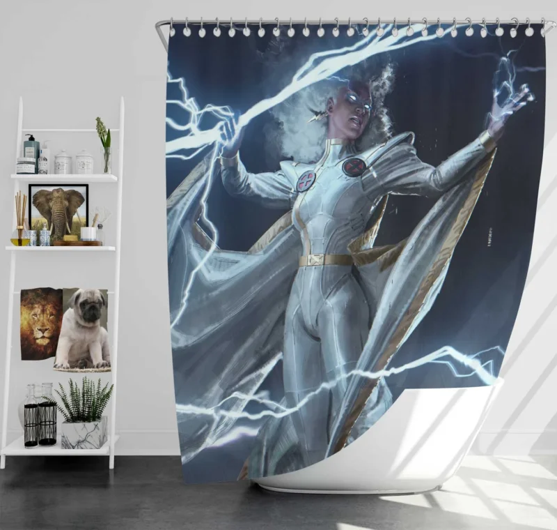 X-Men Comics: Storm Electrifying Adventures Shower Curtain