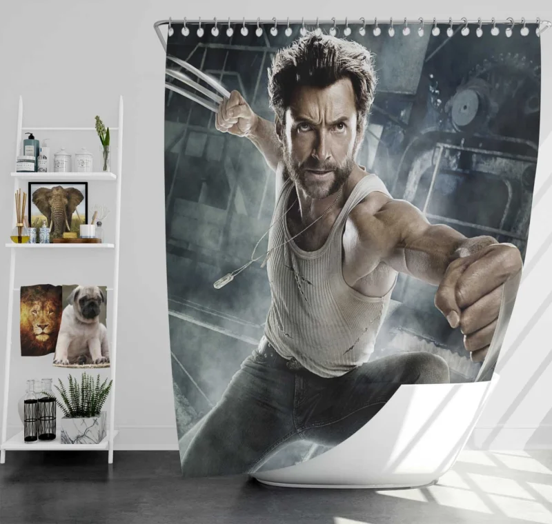 X-Men Origins: Wolverine - Hugh Jackman Debut Shower Curtain
