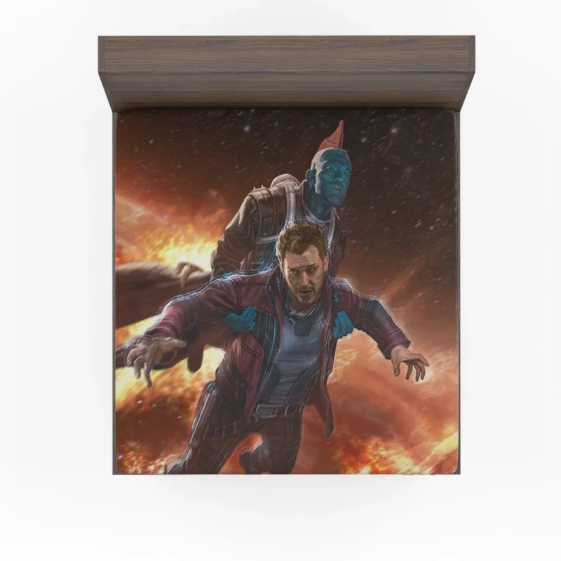 Yondu Heroic Moment in Guardians of the Galaxy Vol. 2 Fitted Sheet