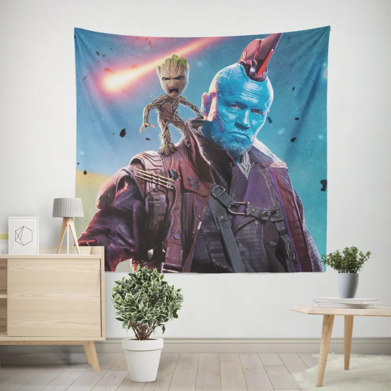 Yondu and Groot: Guardians of the Galaxy Vol. 2 Duo  Wall Tapestry