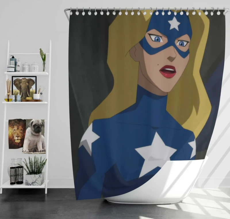 Young Justice: Stargirl Joins the Team Shower Curtain