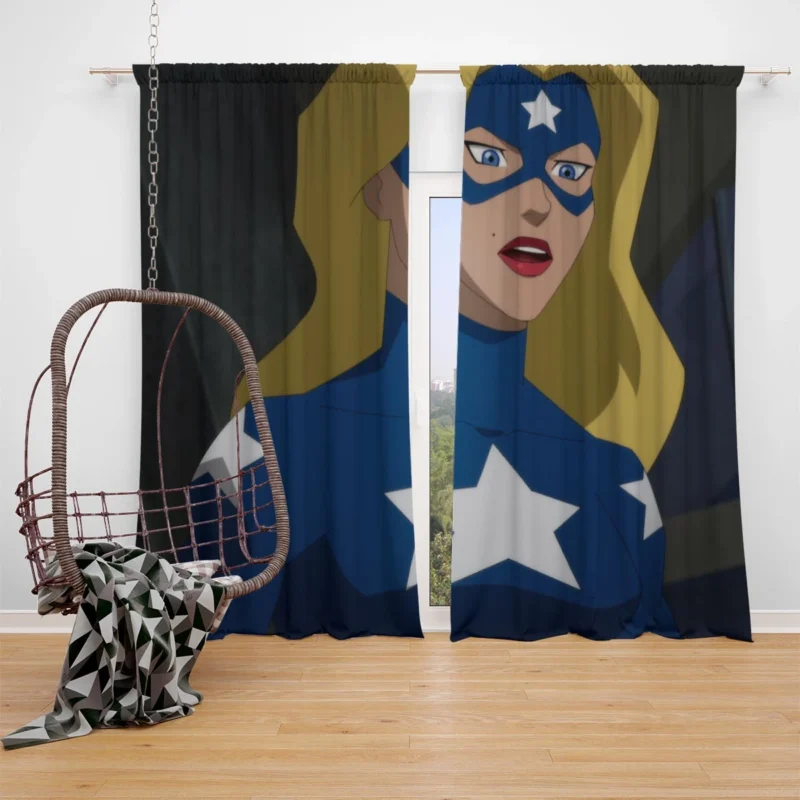 Young Justice: Stargirl Joins the Team Window Curtain