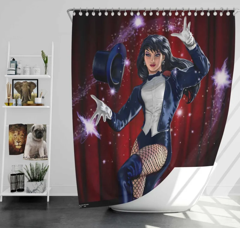 Zatanna in DC Universe Online: Master of Magic Shower Curtain