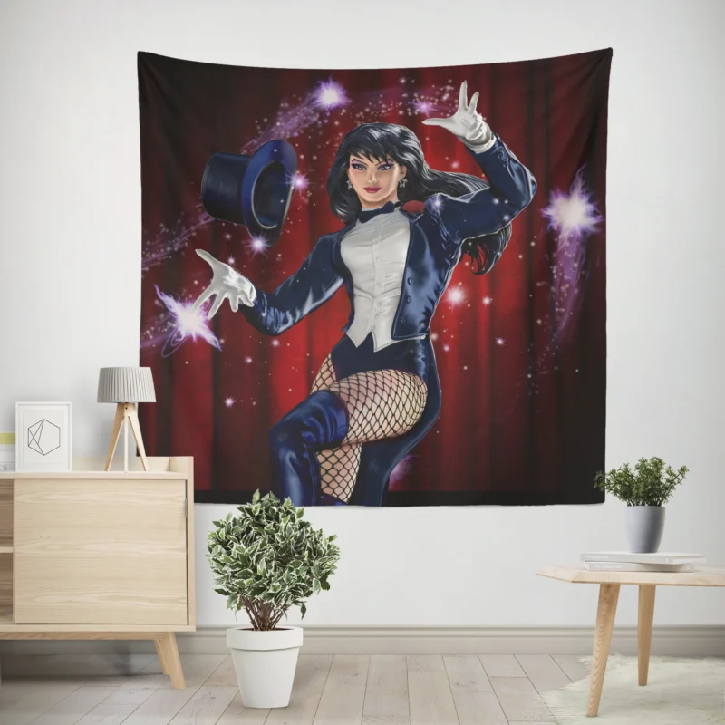 Zatanna in DC Universe Online: Master of Magic  Wall Tapestry