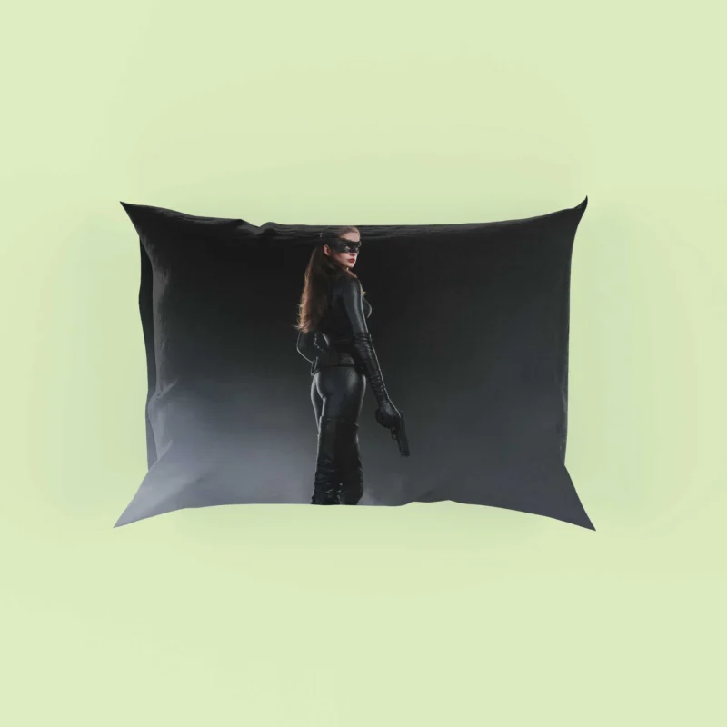 Anne Hathaway Catwoman in The Dark Knight Rises Pillow Case