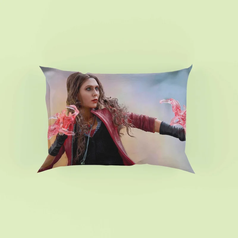 Avengers: Age of Ultron Wallpaper: Scarlet Witch Power Pillow Case