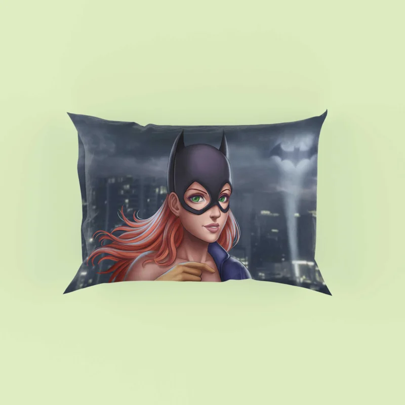 Bat-Signal: Summoning Batgirl to Action in DC Comics Pillow Case