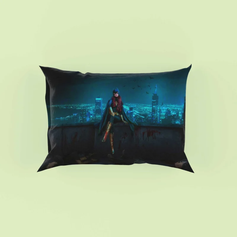 Batgirl: Crime-Fighting in Gotham City Shadows Pillow Case