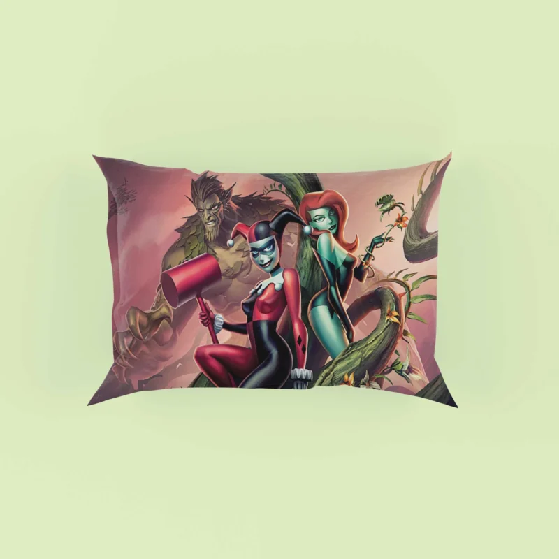 Batman and Harley Quinn: Join Poison Ivy Mischief Pillow Case