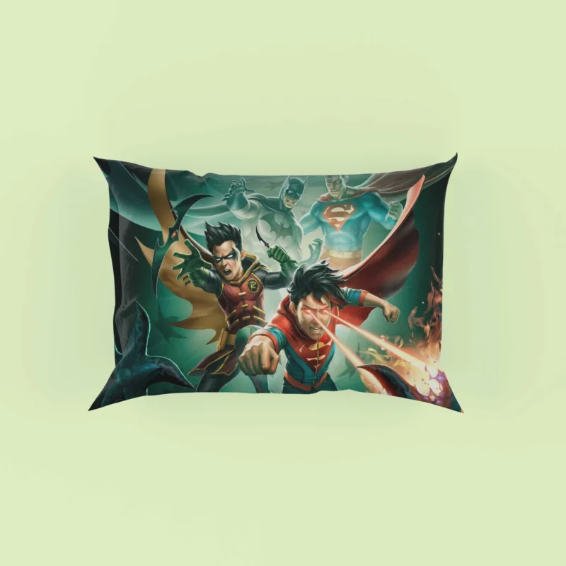 Batman and Superman: Battle of the Super Sons Pillow Case