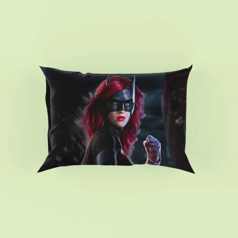 Batwoman TV Show Poster: Kate Kane Mysterious Persona Pillow Case