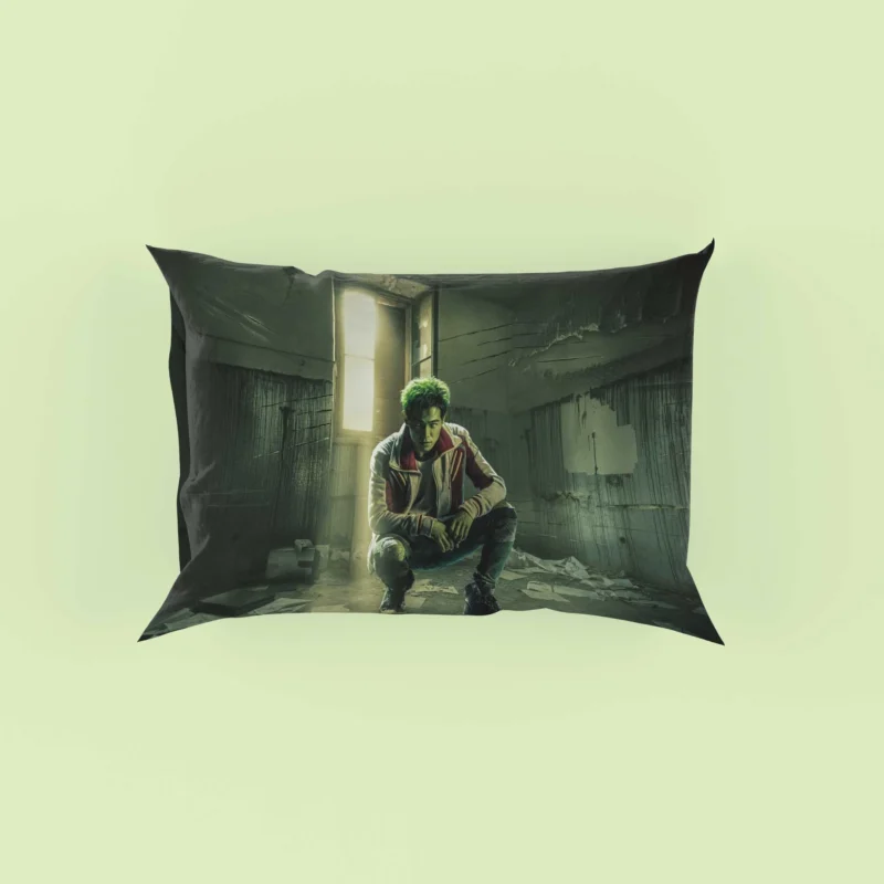 Beast Boy in Titans: Transformation and Teamwork Pillow Case
