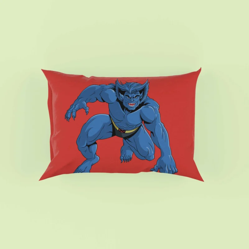 Beast Returns in X-Men 97 Animated Series Pillow Case