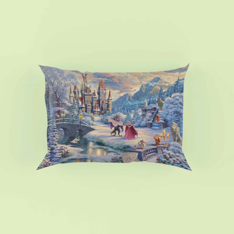 Beauty And The Beast: Winter Beauty Pillow Case