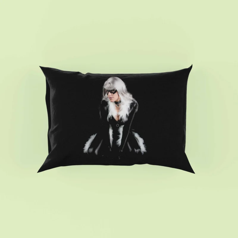 Black Cat Cosplay: Embracing the Look Pillow Case