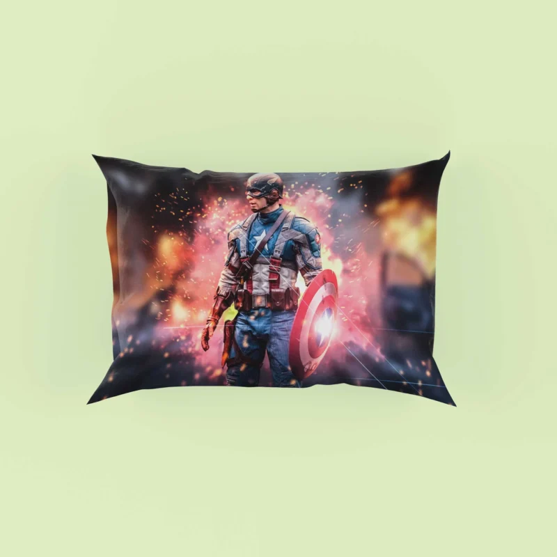 Captain America Comics: Heroic Adventures Pillow Case