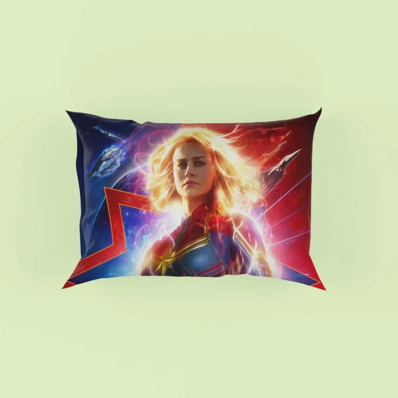 Captain Marvel: Brie Larson Marvel Adventure Pillow Case