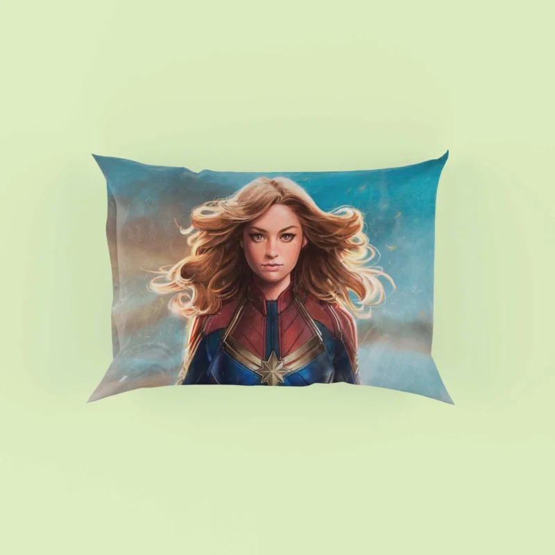 Captain Marvel: Carol Danvers Blonde Avenger Pillow Case