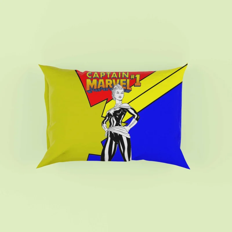 Captain Marvel Comics: Carol Danvers Heroics Pillow Case