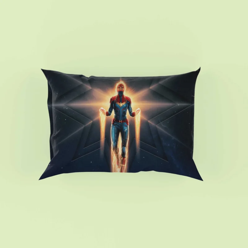 Captain Marvel Comics: Marvel Iconic Character Pillow Case