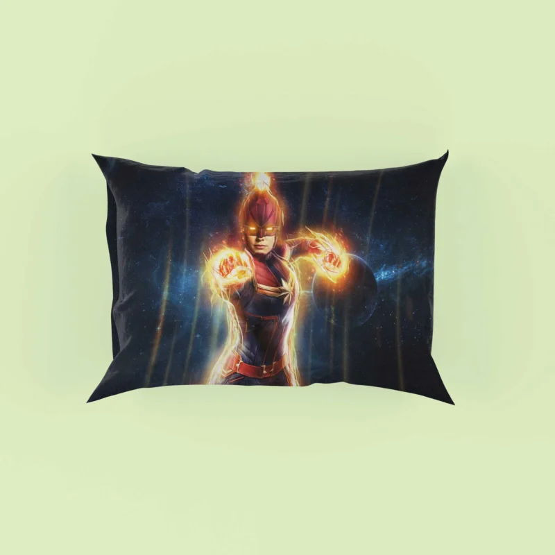 Captain Marvel Movie: Carol Danvers Heroic Journey Pillow Case