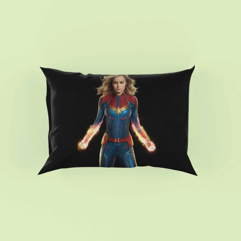 Captain Marvel/Brie Larson: A Marvel Cinematic Hero Pillow Case