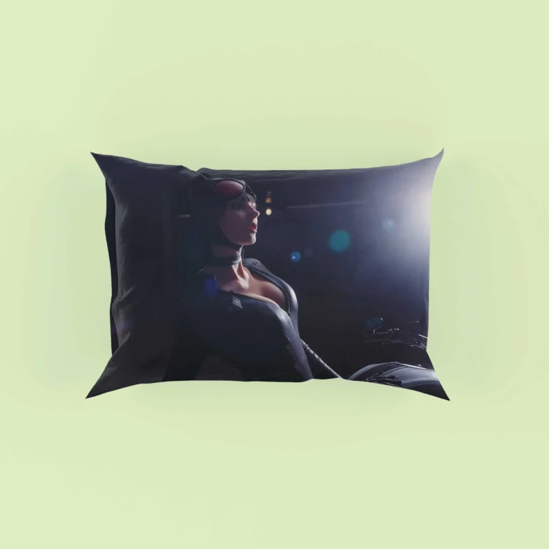 Catwoman Cosplay: A Feline Transformation Pillow Case