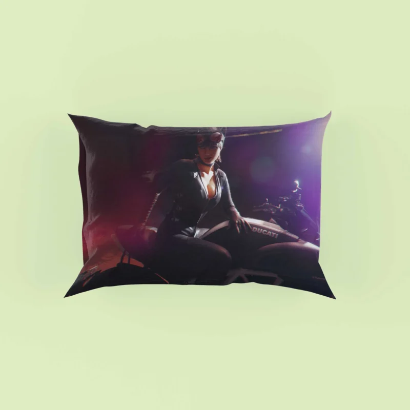 Catwoman Cosplay: Embracing the Feline Aura Pillow Case