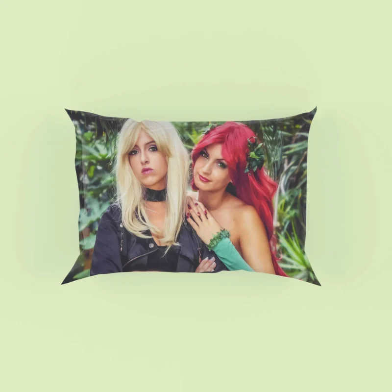 Cosplay Wallpaper: Black Canary and Poison Ivy Pillow Case