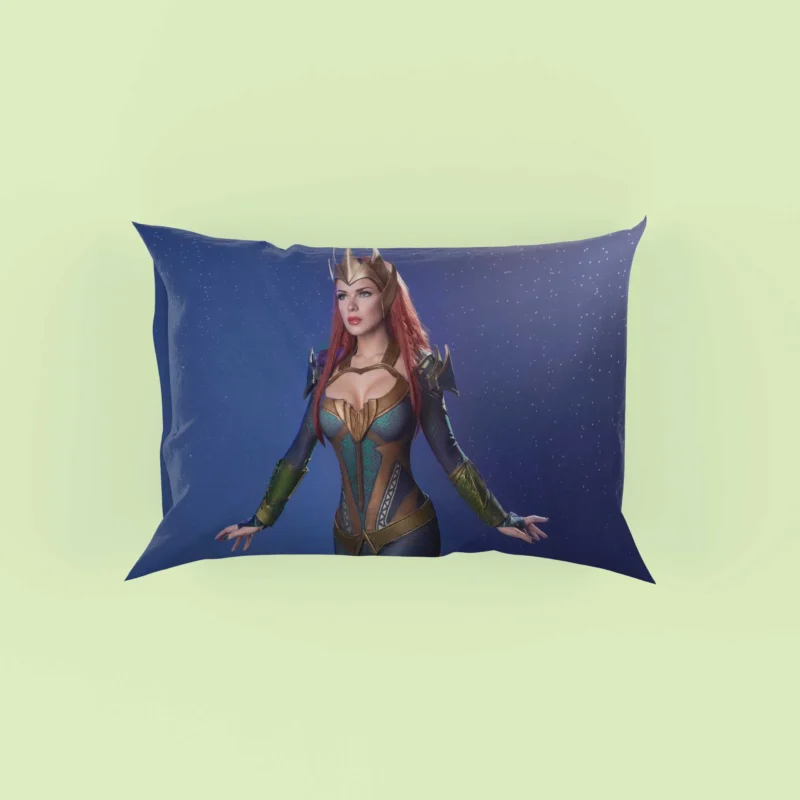 Cosplay as Mera: Embrace the DC Universe Pillow Case